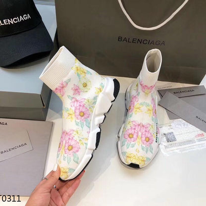 SNBAL Sneakers Trainers Flowers