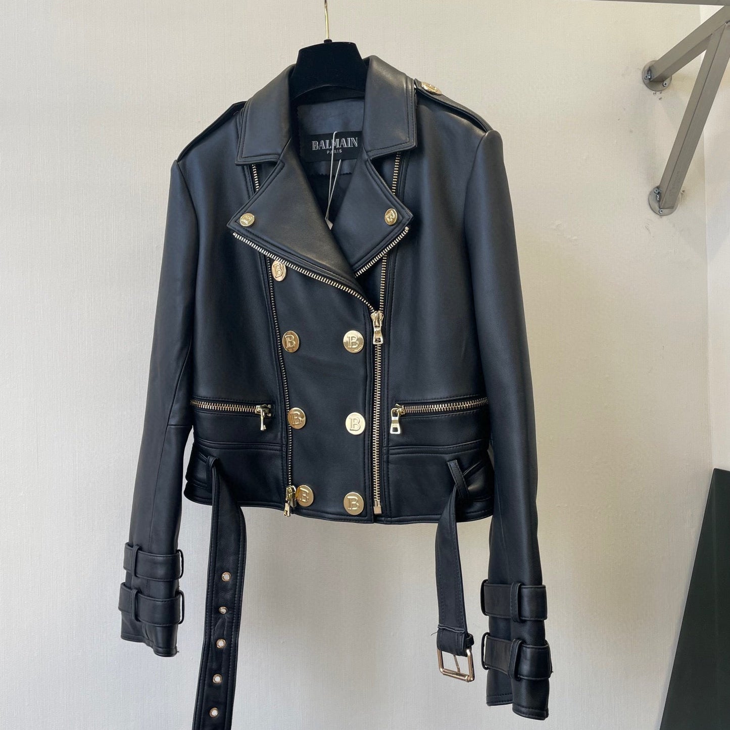 BALMA  Leather Jacket Woman