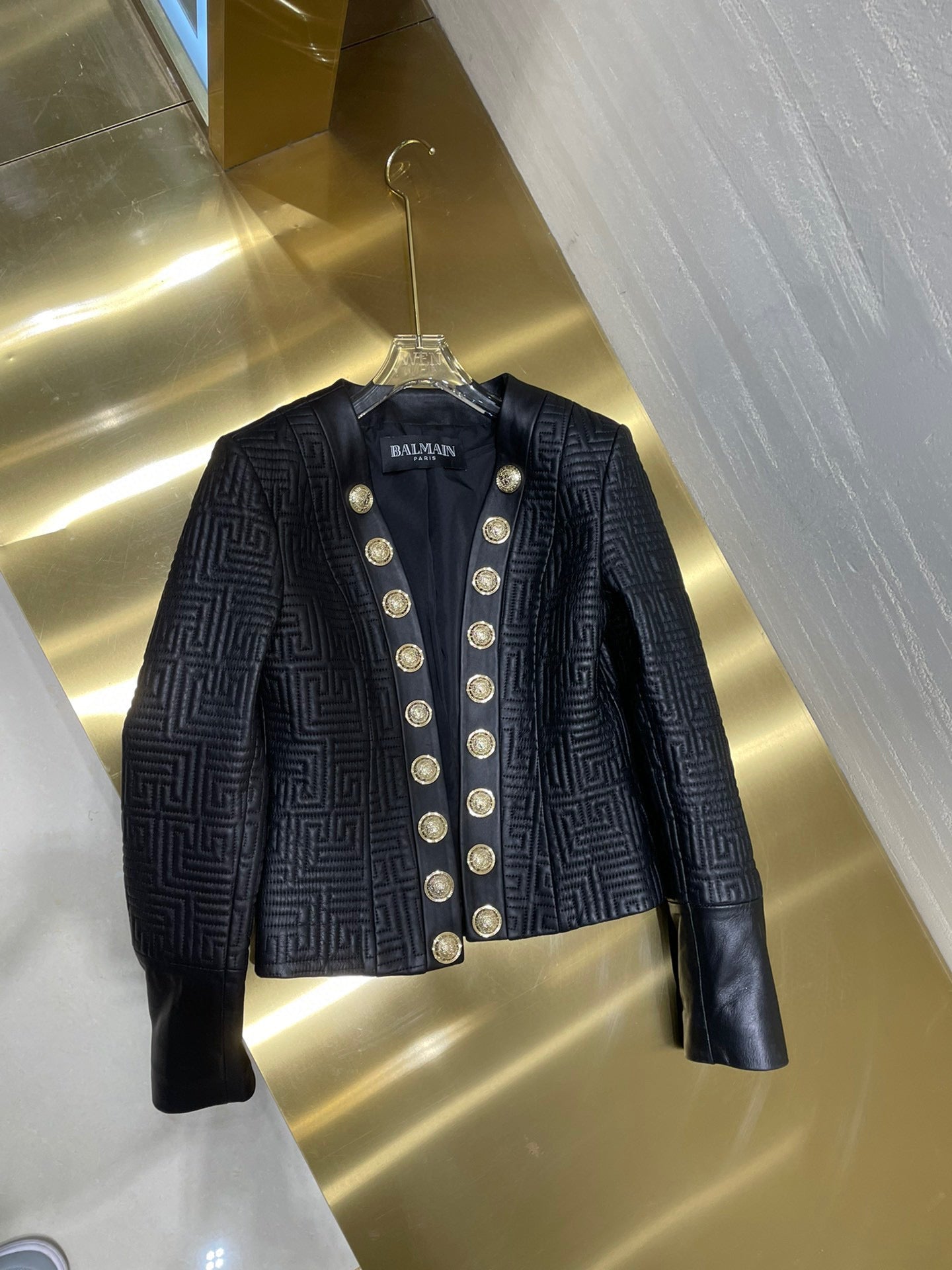 BALMA  Leather Jacket Woman