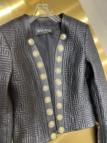 BALMA  Leather Jacket Woman
