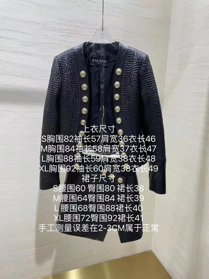 BALMA  Leather Jacket Woman