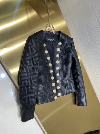 BALMA  Leather Jacket Woman