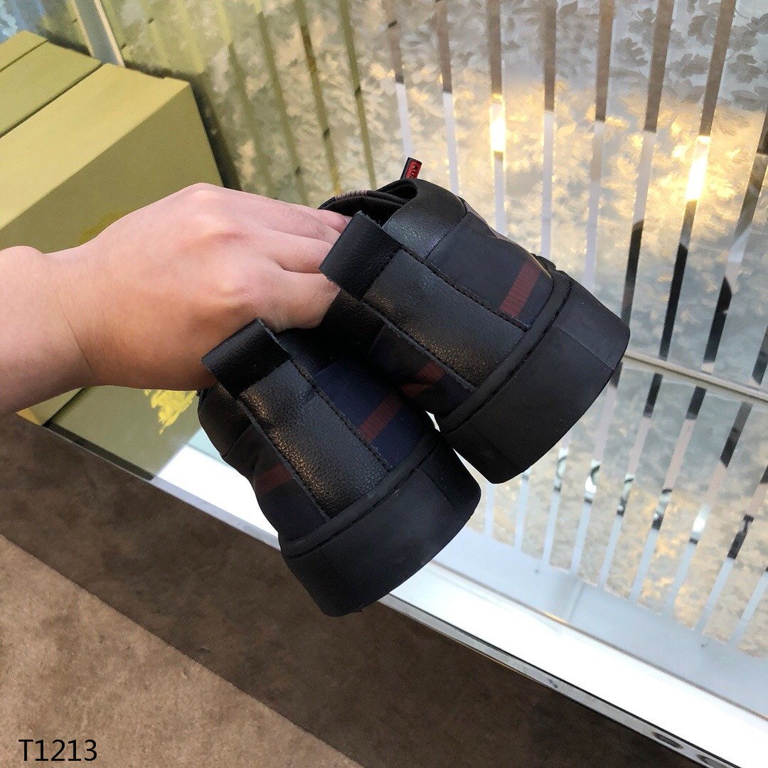 *BURBBER High Sneakers Plaid Black