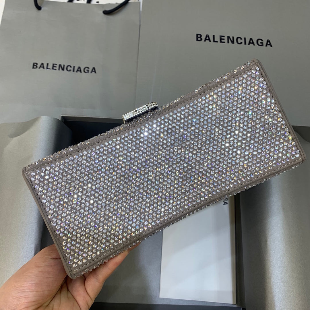 SNBAL Hourglass  Rhinestone Grey  Bag 2 Size 's and  4 Color 's