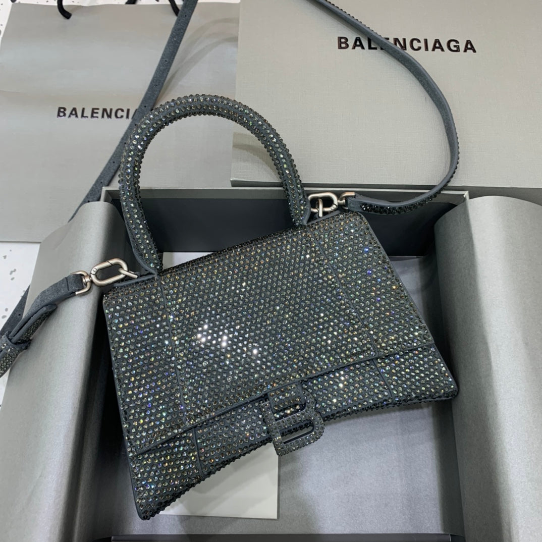 SNBAL Hourglass  Rhinestone Grey  Bag 2 Size 's and  4 Color 's