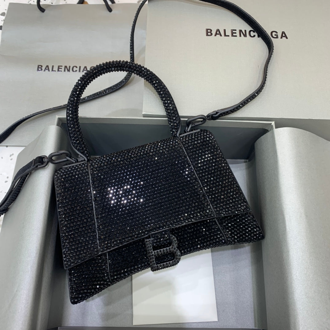 SNBAL Hourglass  Rhinestone Grey  Bag 2 Size 's and  4 Color 's