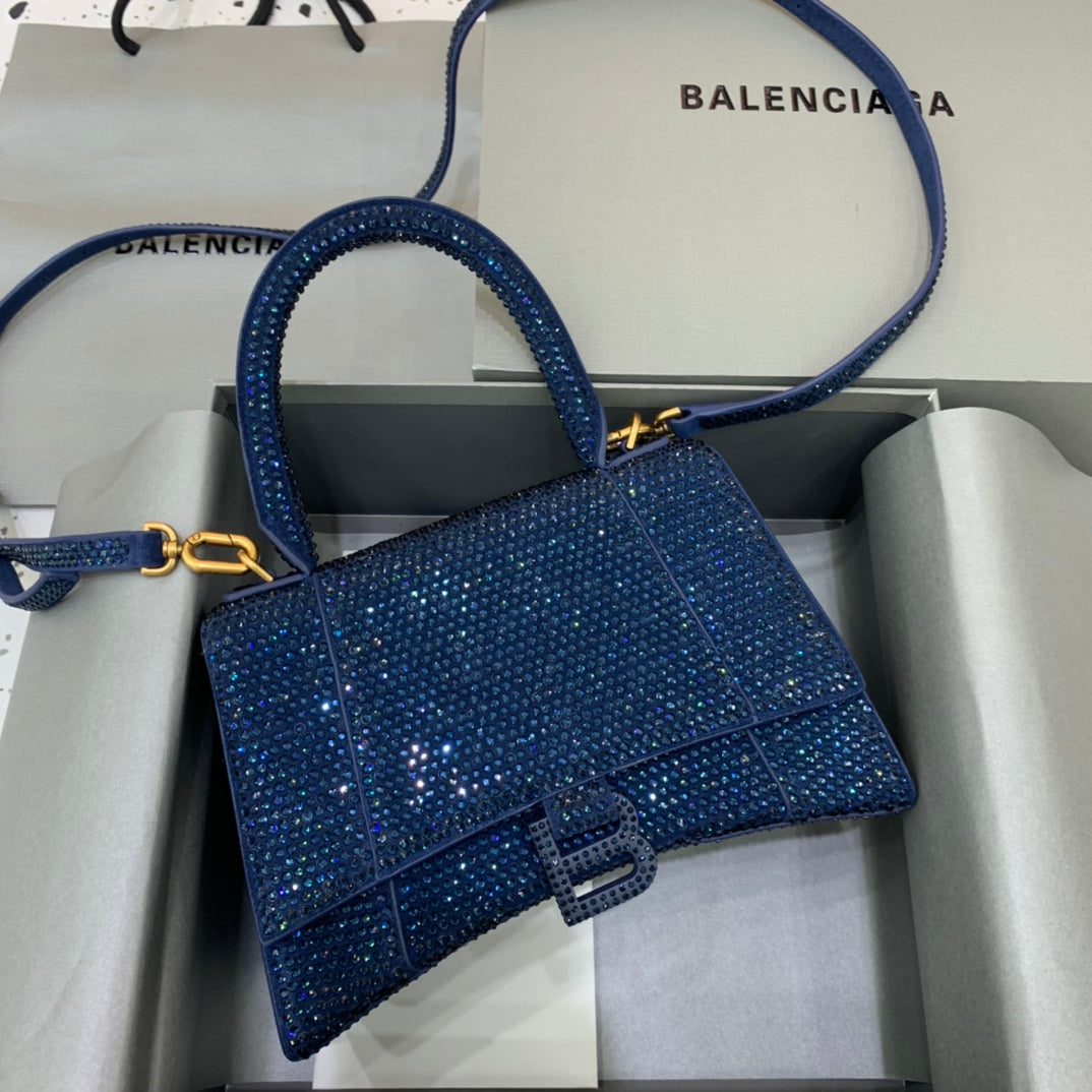 SNBAL Hourglass  Rhinestone Grey  Bag 2 Size 's and  4 Color 's