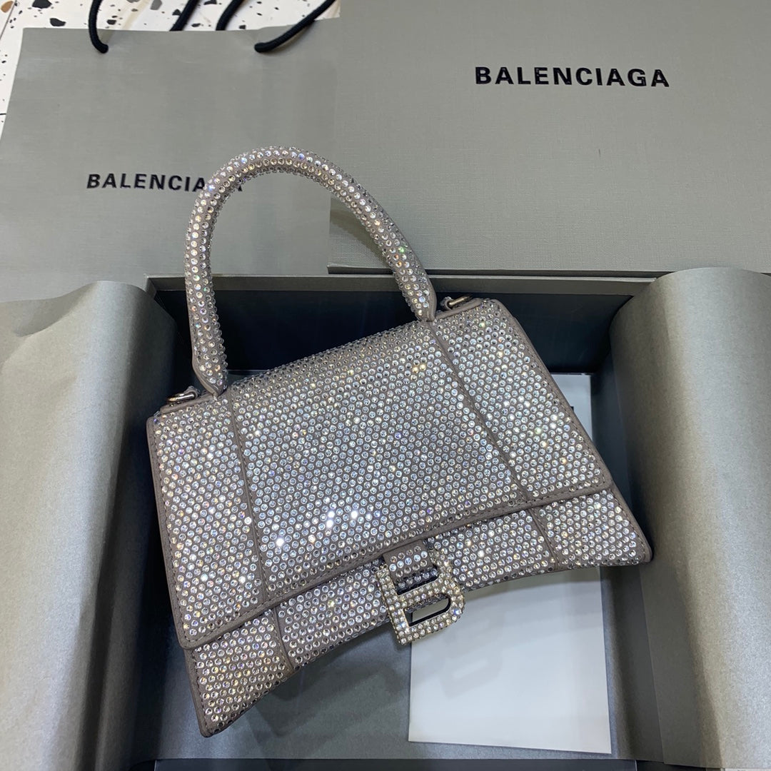 SNBAL Hourglass  Rhinestone Grey  Bag 2 Size 's and  4 Color 's