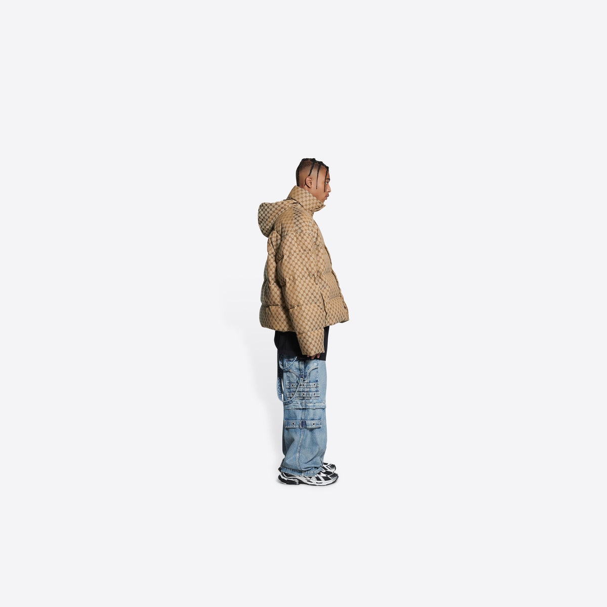 SNBAL  Hacker Project  Jacket Puffer Brown