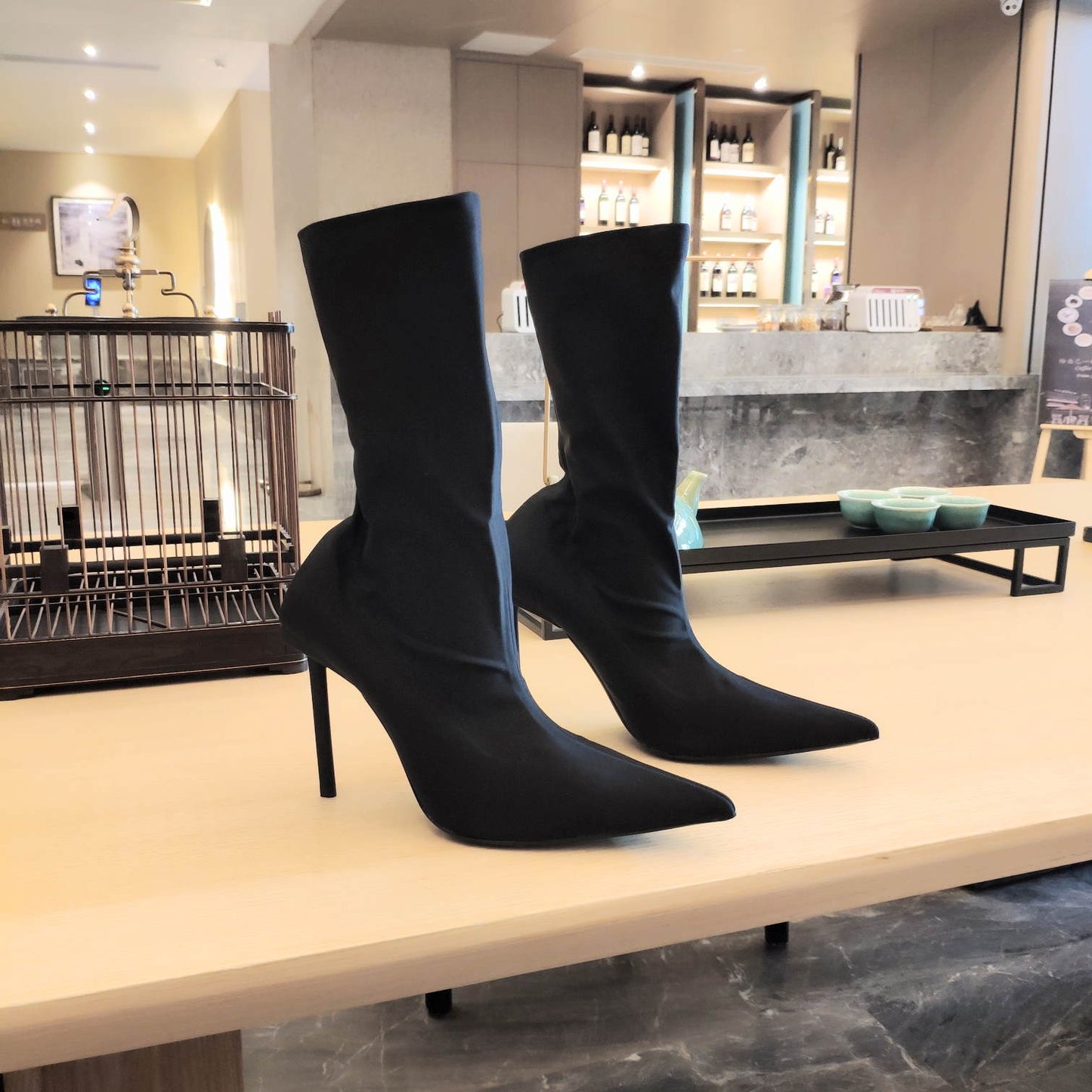 SNBAL  Boots Medium 3 Color 's Stretch Tights