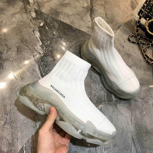 SNBAL  Triples Sneakers Sock White