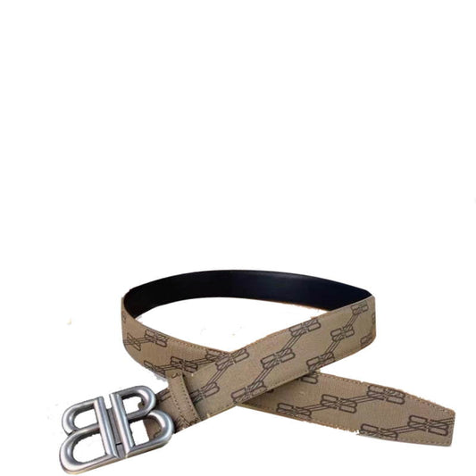 SNBAL Belt leather Black Stones