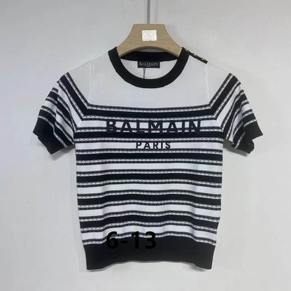 BALMA  Tank Knitted Top T - shirt  3 Color's Woman