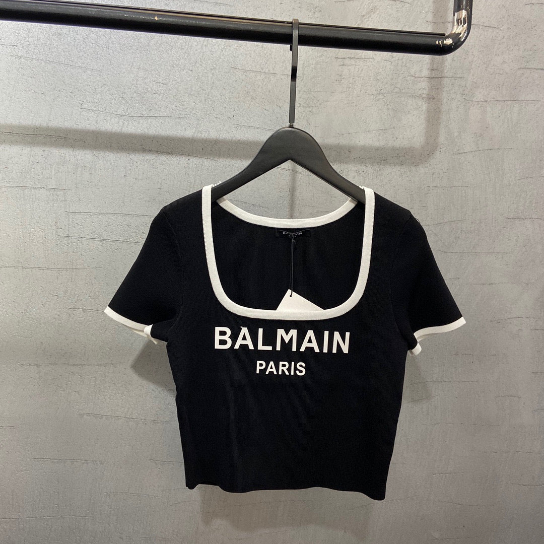 BALMA  Tank Knitted Top T - shirt  2 Color's Woman