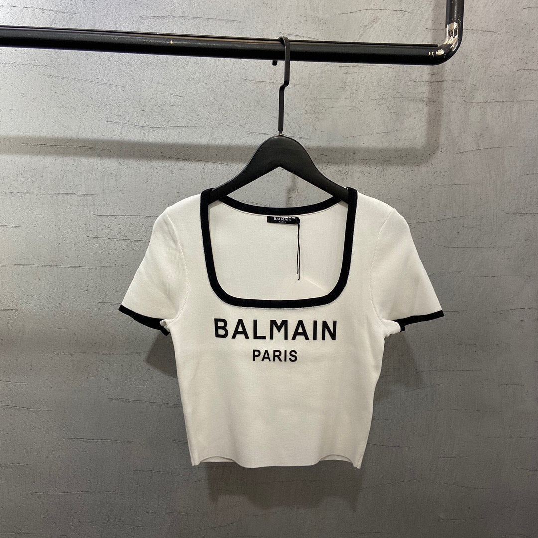 BALMA  Tank Knitted Top T - shirt  2 Color's Woman