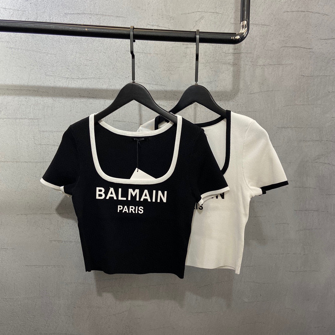 BALMA  Tank Knitted Top T - shirt  2 Color's Woman