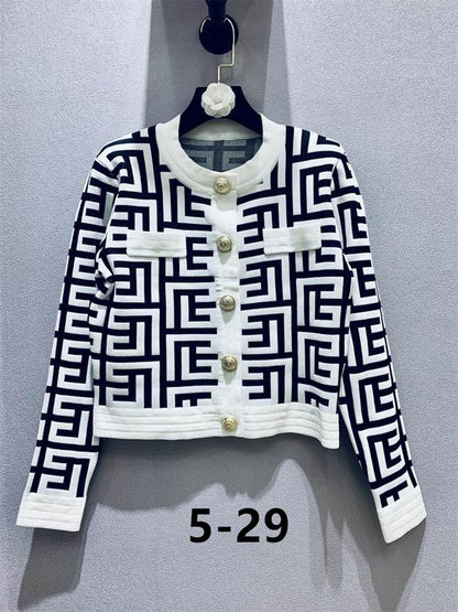 BALMA  Knitted Jacket Sweater  Woman