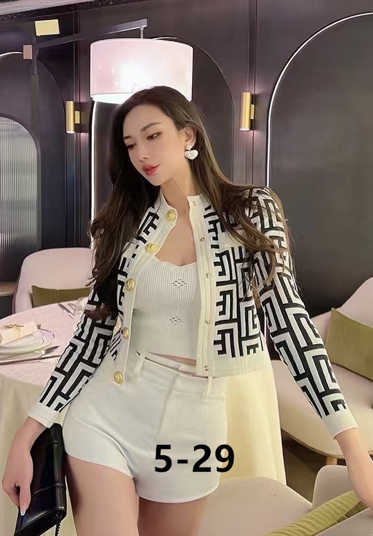 BALMA  Knitted Jacket Sweater  Woman