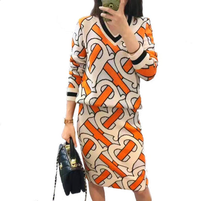 *BURBBER Dress Knitted