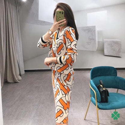 *BURBBER Dress Knitted