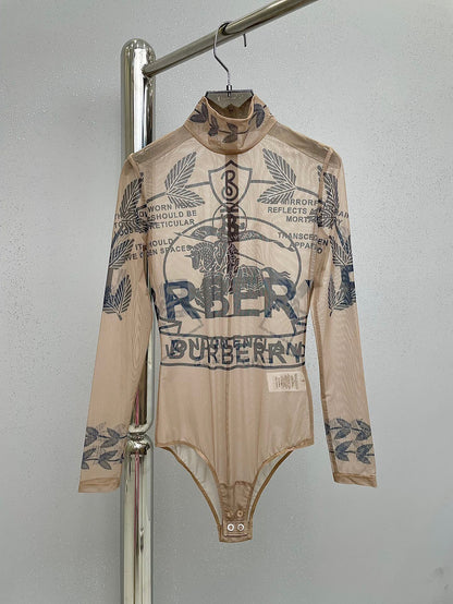 *BURBBER Bodysuit Underwear Woman