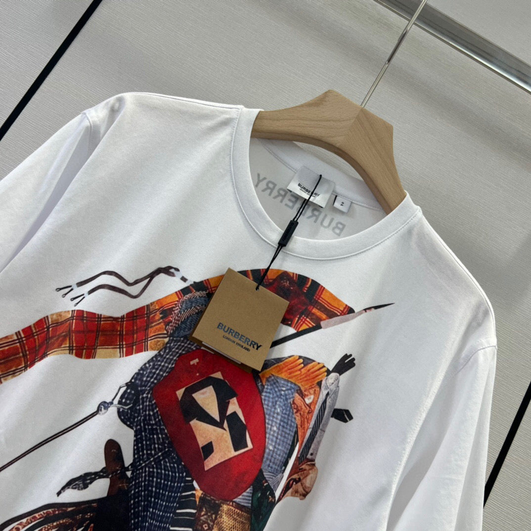 *BURBBER T-shirt Shirt 2 Color 's Woman