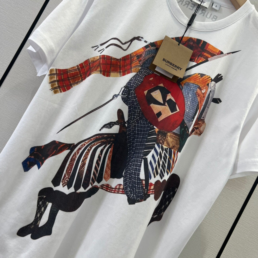 *BURBBER T-shirt Shirt 2 Color 's Woman