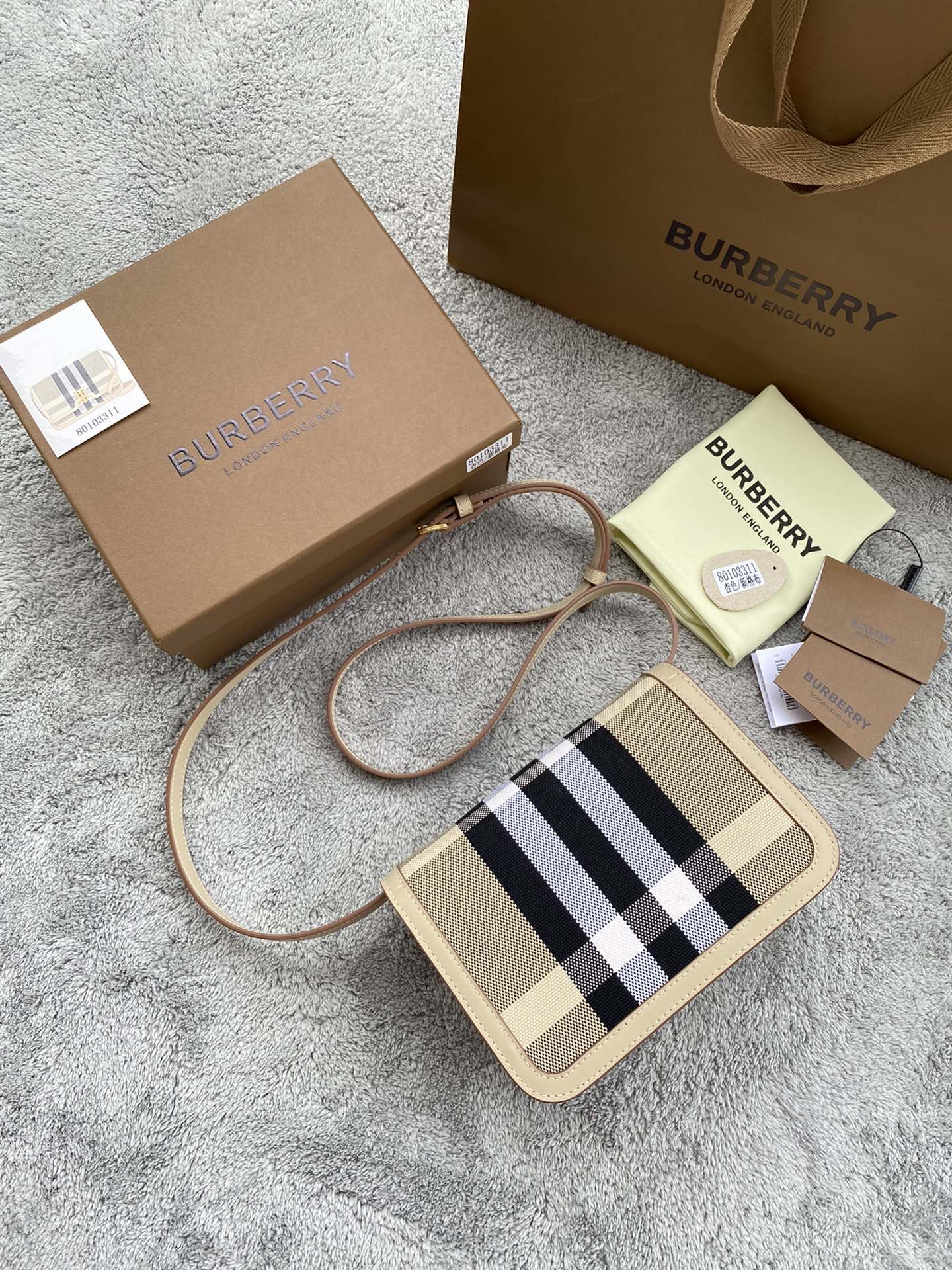 *BURBBER Bag Lola TB 21 cm Canvas