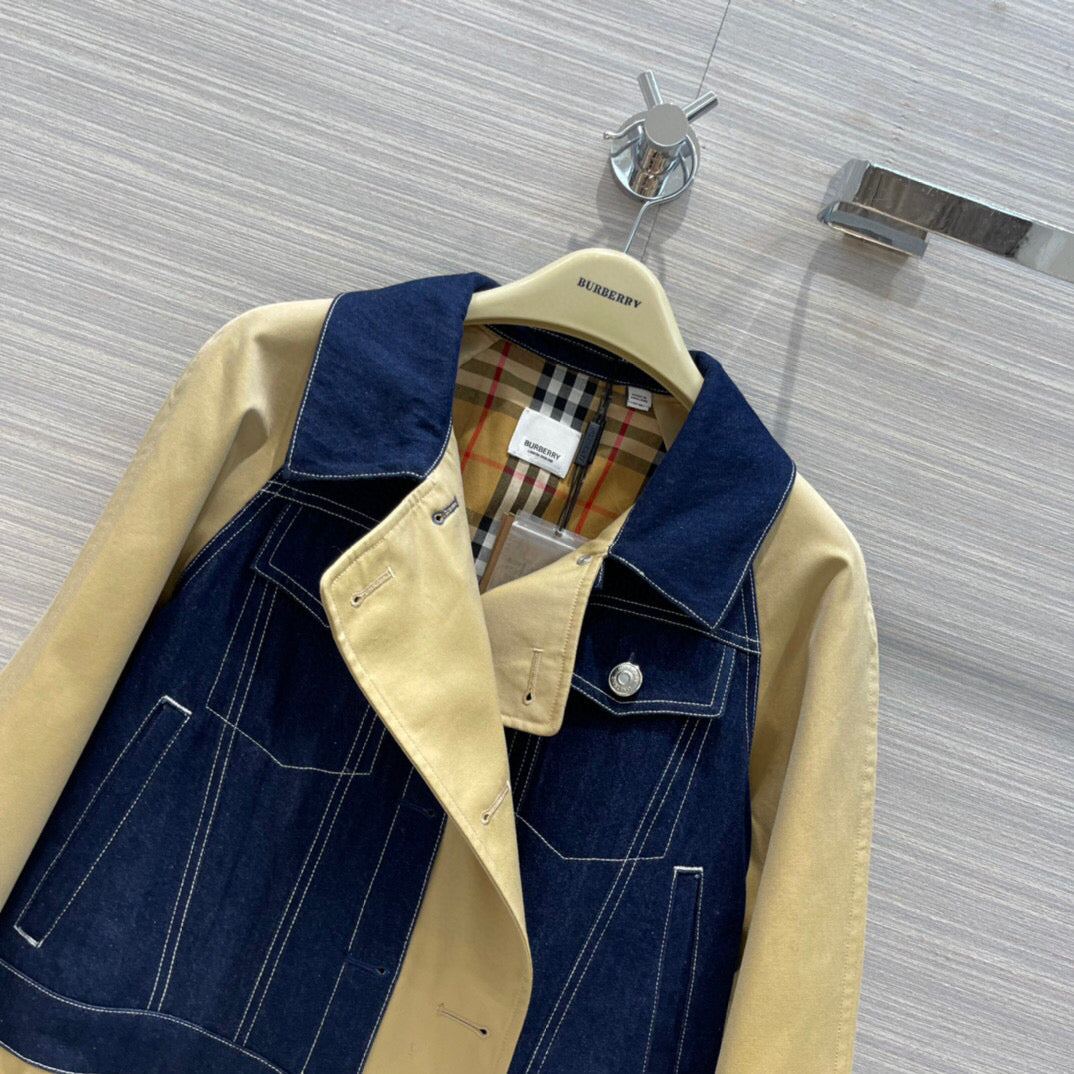 *BURBBER Trench Jacket Jean  Woman