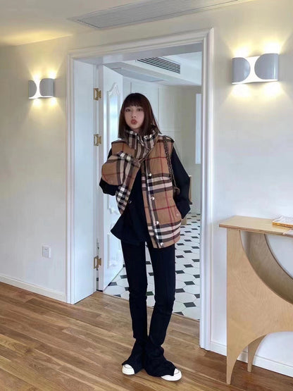 *BURBBER Down Vest Jacket