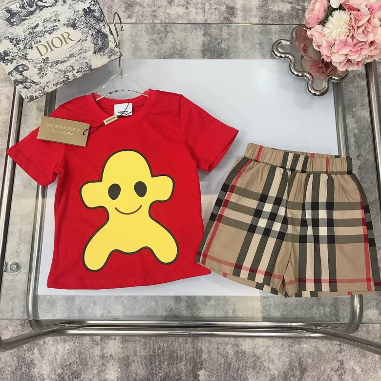 *BURBBER  Sport Suits Summer KIDS 2 Color 's
