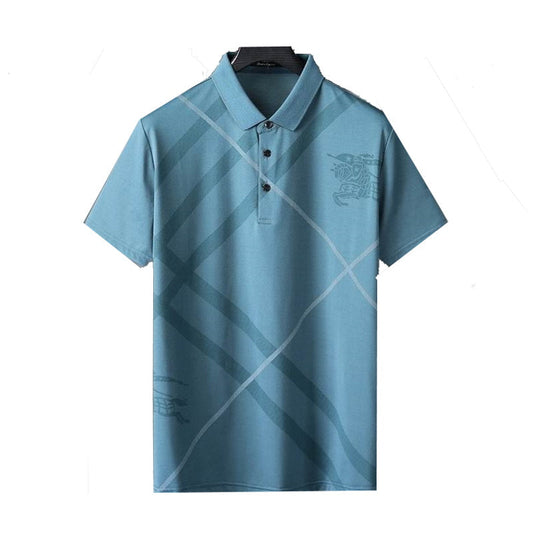 *BURBBER  T- shirt  2 Color 's Polo Lapel