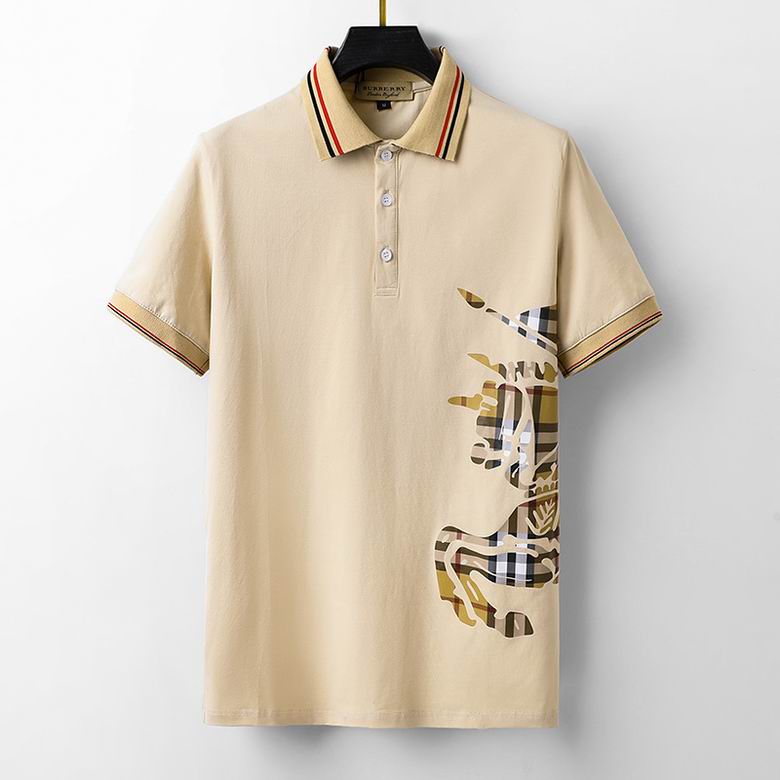 *BURBBER T- shirt  2 Color 's Lapel