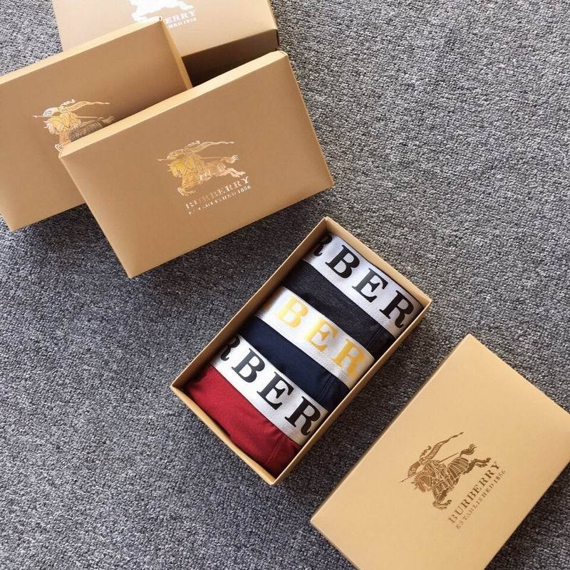 *BURBBER Underwear Man 3Pcs Set