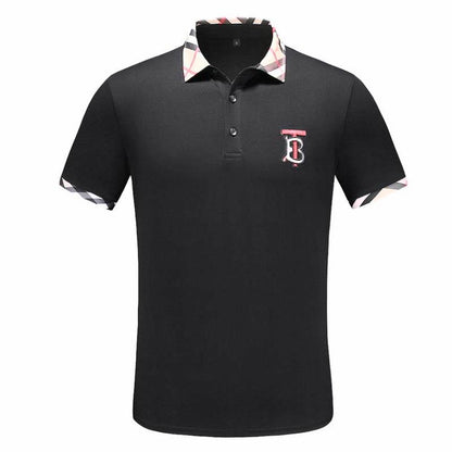 *BURBBER T-shirt Lapel 2 Colors