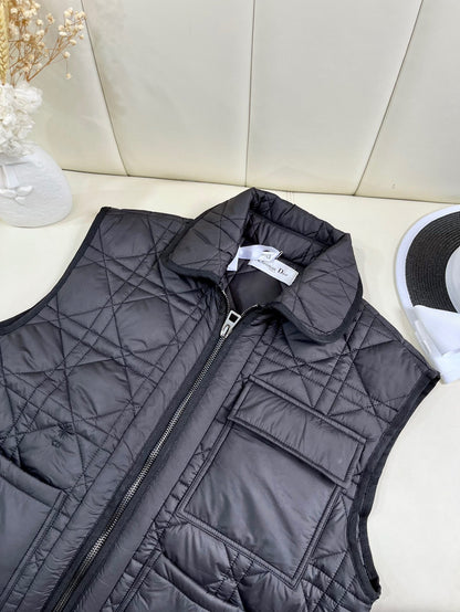 CHD Padded  Vest Jacket Woman Quilted 2 Color 's
