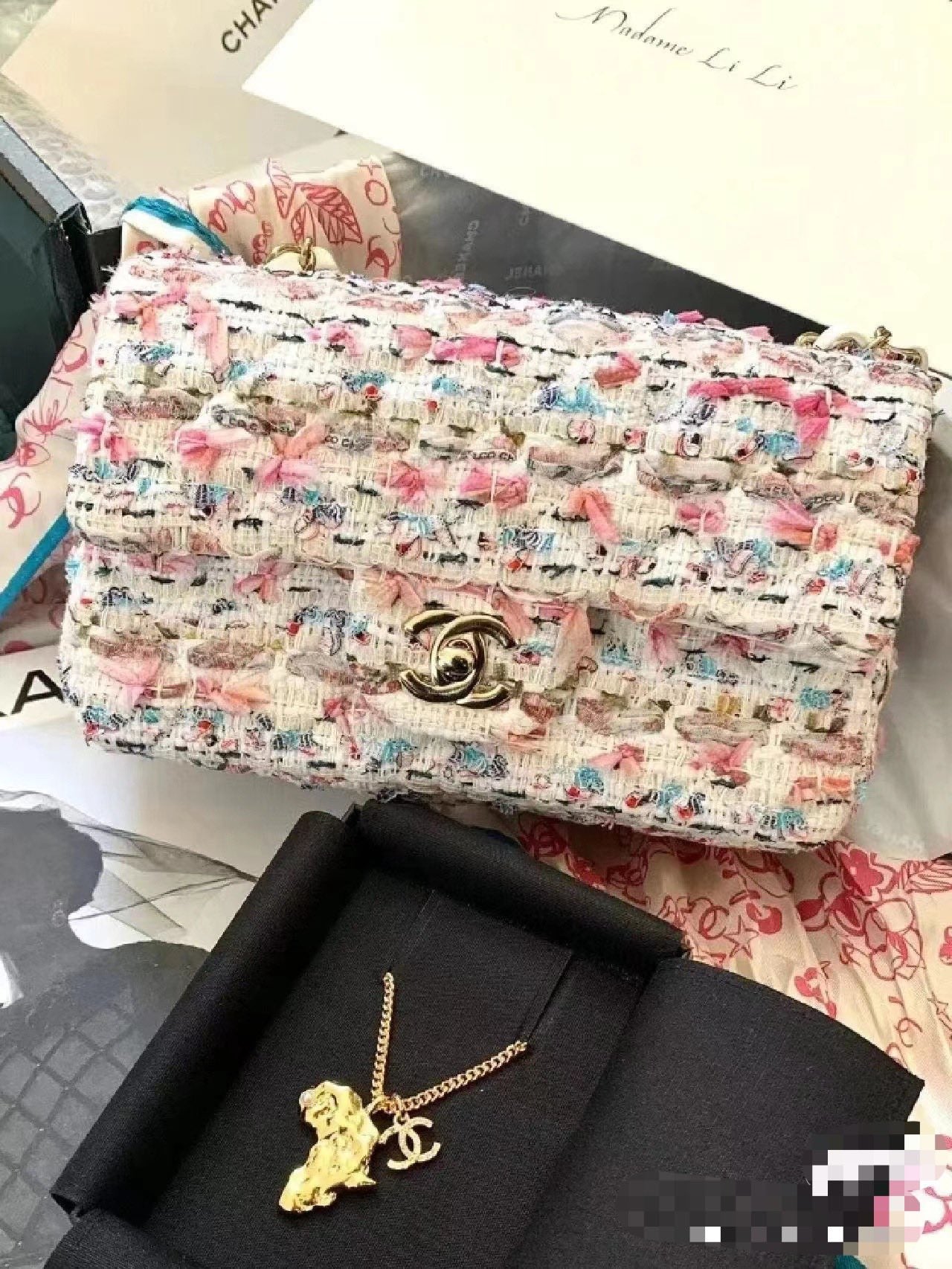 CHL Bag  23 cm Tweed