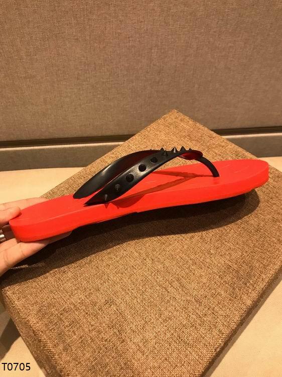 Labutin Slippers Flip Flop Red