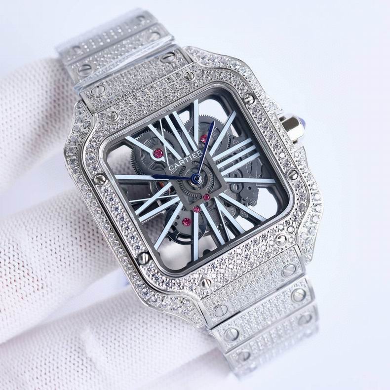 CART  Watches  44 cm 2 Color 's Stones