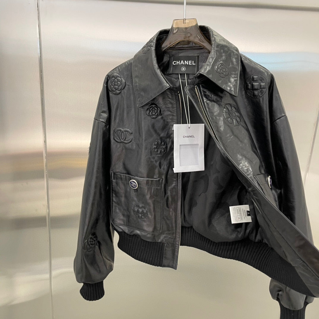 CHL  Leather Jacket Woman 2 Color 's
