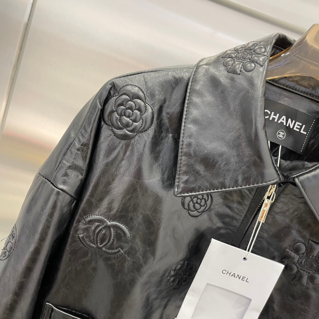CHL  Leather Jacket Woman 2 Color 's