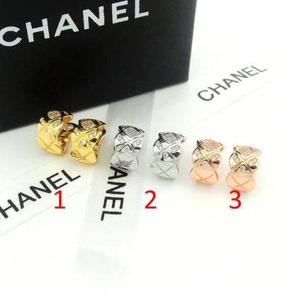 CHL Earrings Stones 3 Color 's