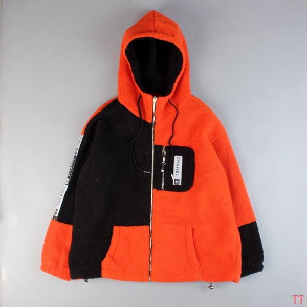 CHL Fleece Jacket Orange Black