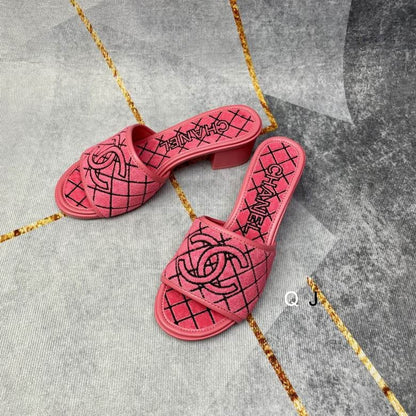 CHL  Slippers Heels   4 Color 's