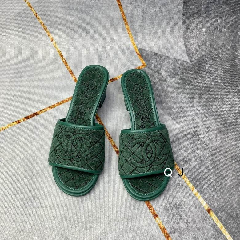CHL  Slippers Heels   4 Color 's