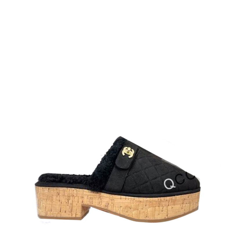 CHL Shearling  Mule Slippers 4 Color 's