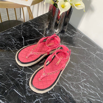 CHL Slippers  Sandals  Red