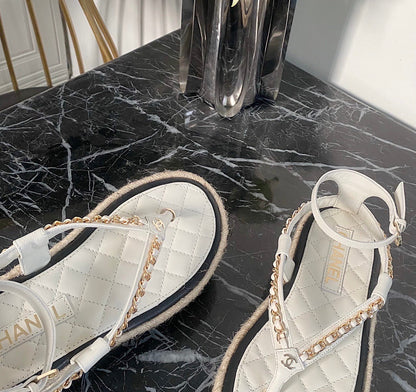 CHL Slippers  Sandals  White