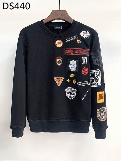 DSQ Sweater Sweatshirt  2 Color 's Badge