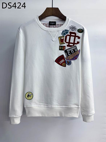 DSQ Sweater Sweatshirt  2 Color 's Badge